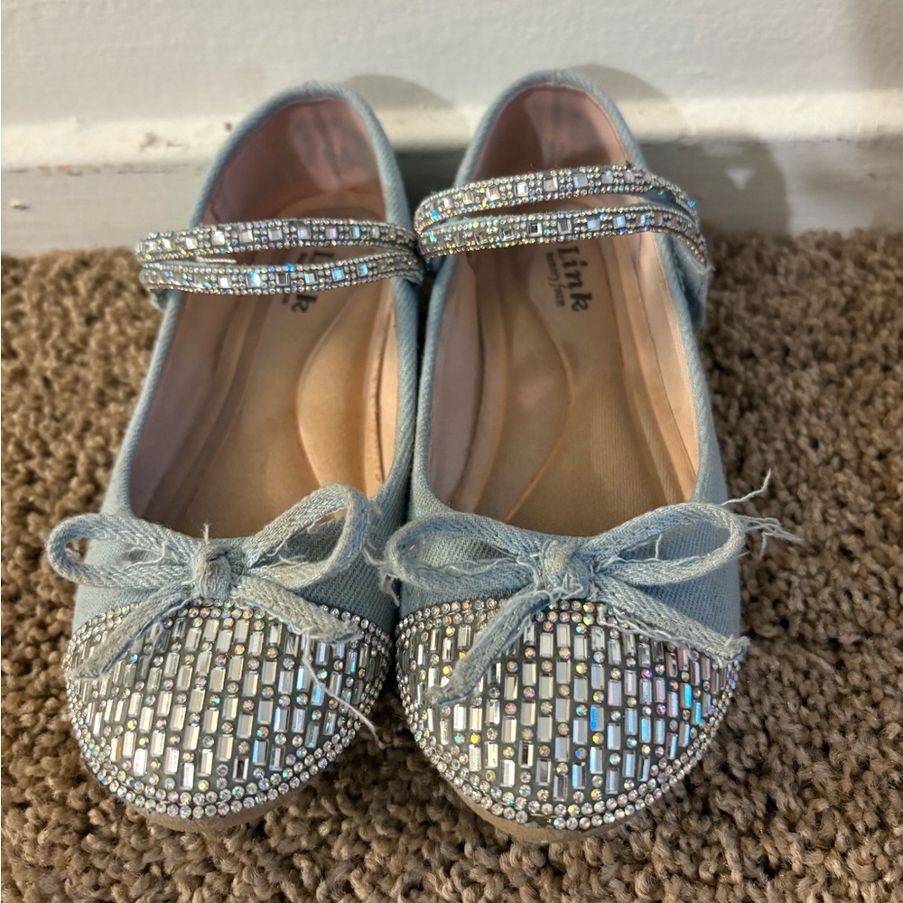Sparkle Kids Shoes with Rhinestone Detail
